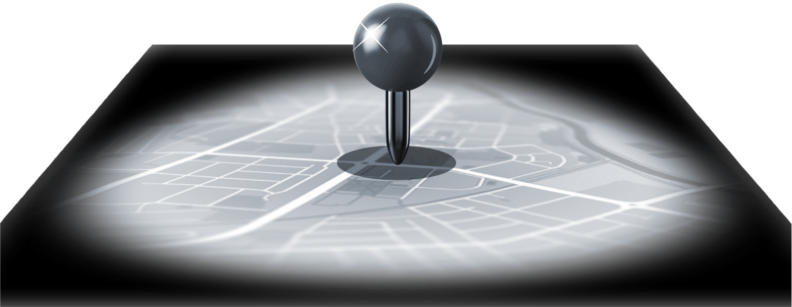 Live event pin on map